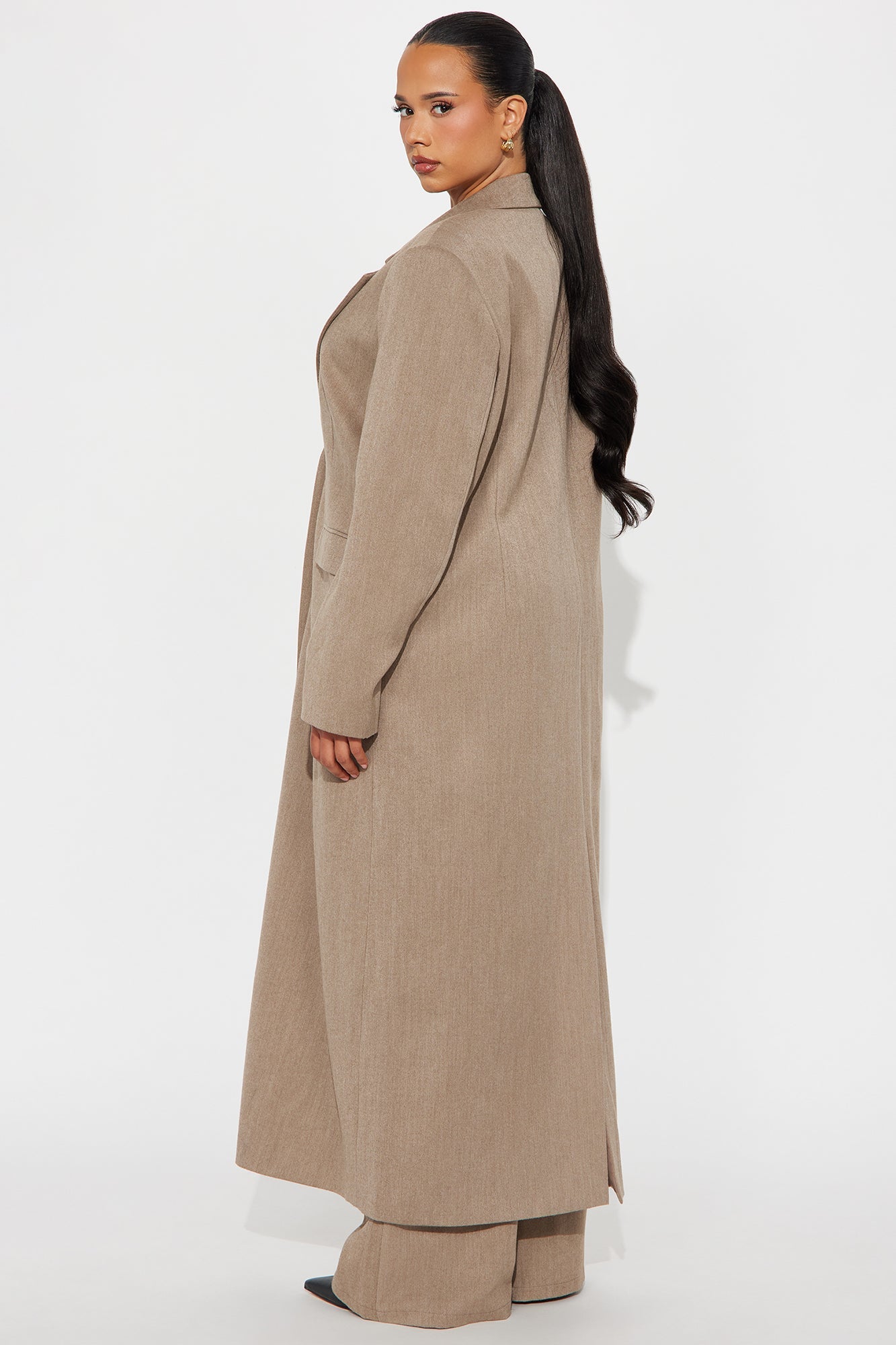 Level Of Sophistication Trench Coat - Mocha