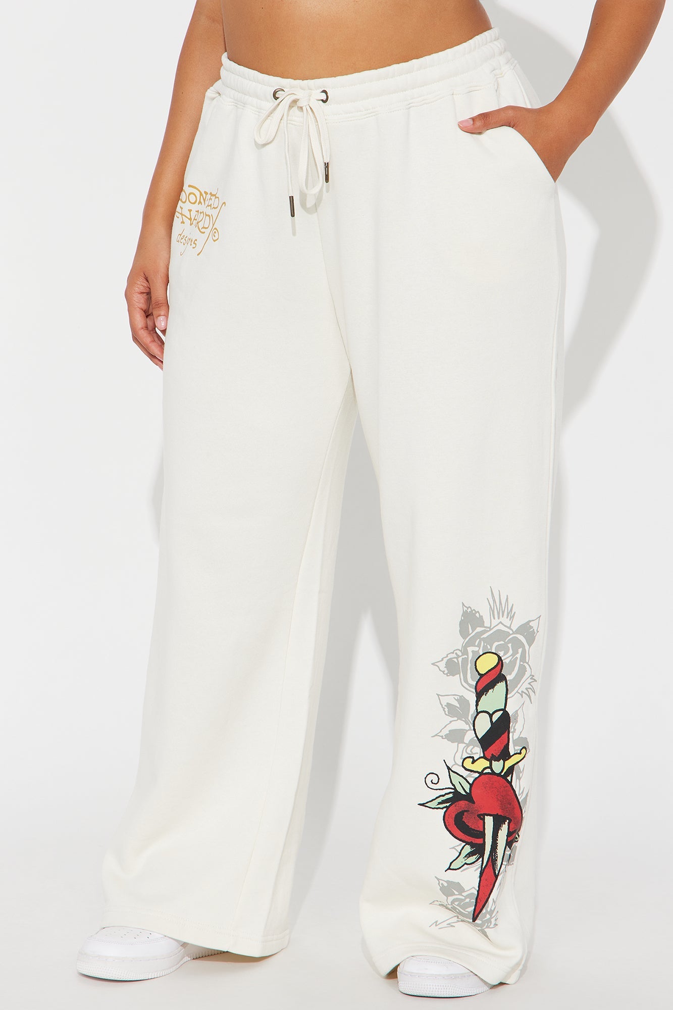 Ed Hardy Hearts Pant - Stone