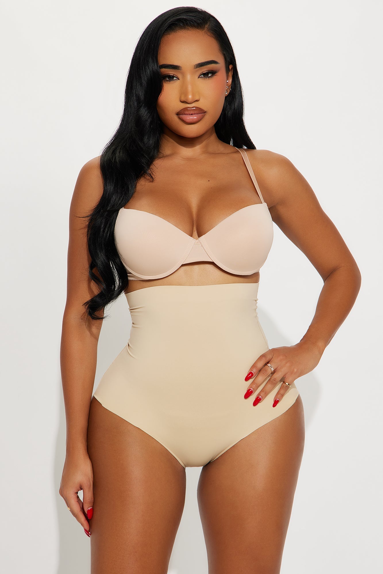 Waist Your Time Medium Compression Shaping Brief - Nude