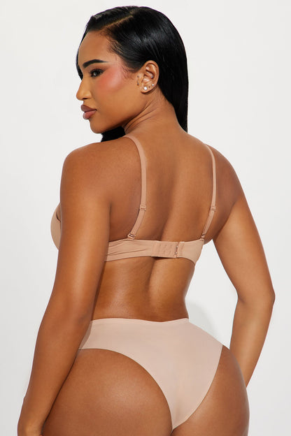 Nova Push Up Demi Bra - Nude