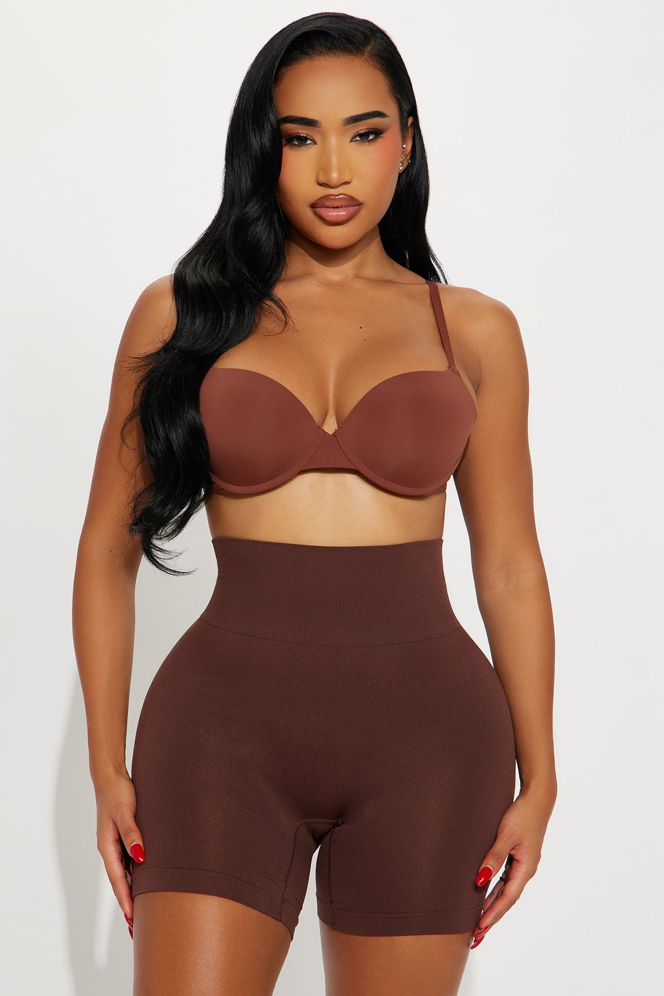 Smooth And Ready Seamless Boxer Brief Panty - Chocolate