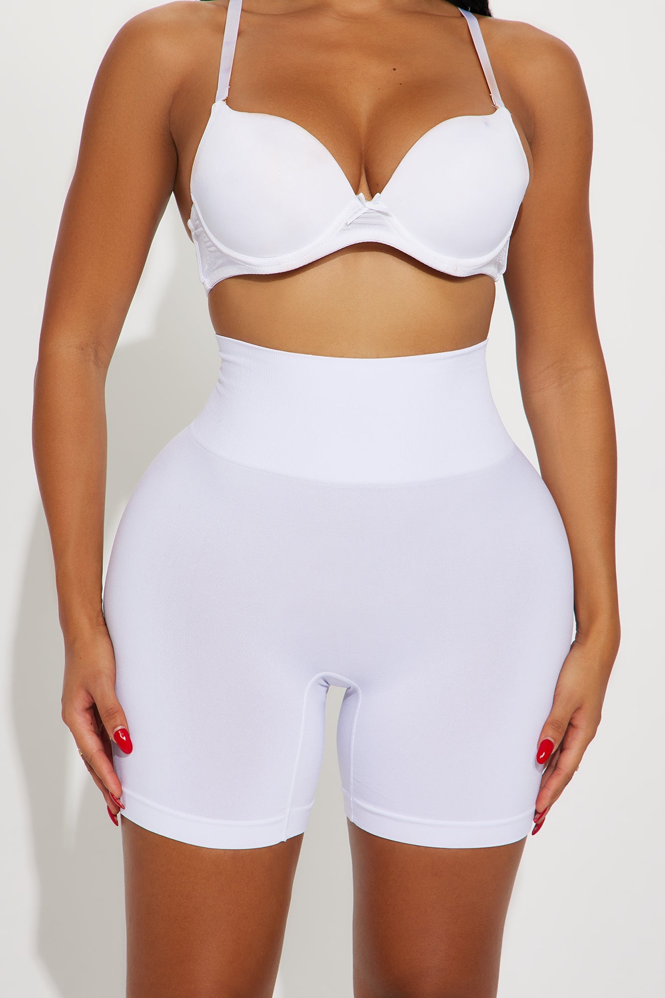 Smooth And Ready Seamless Boxer Brief Panty - White