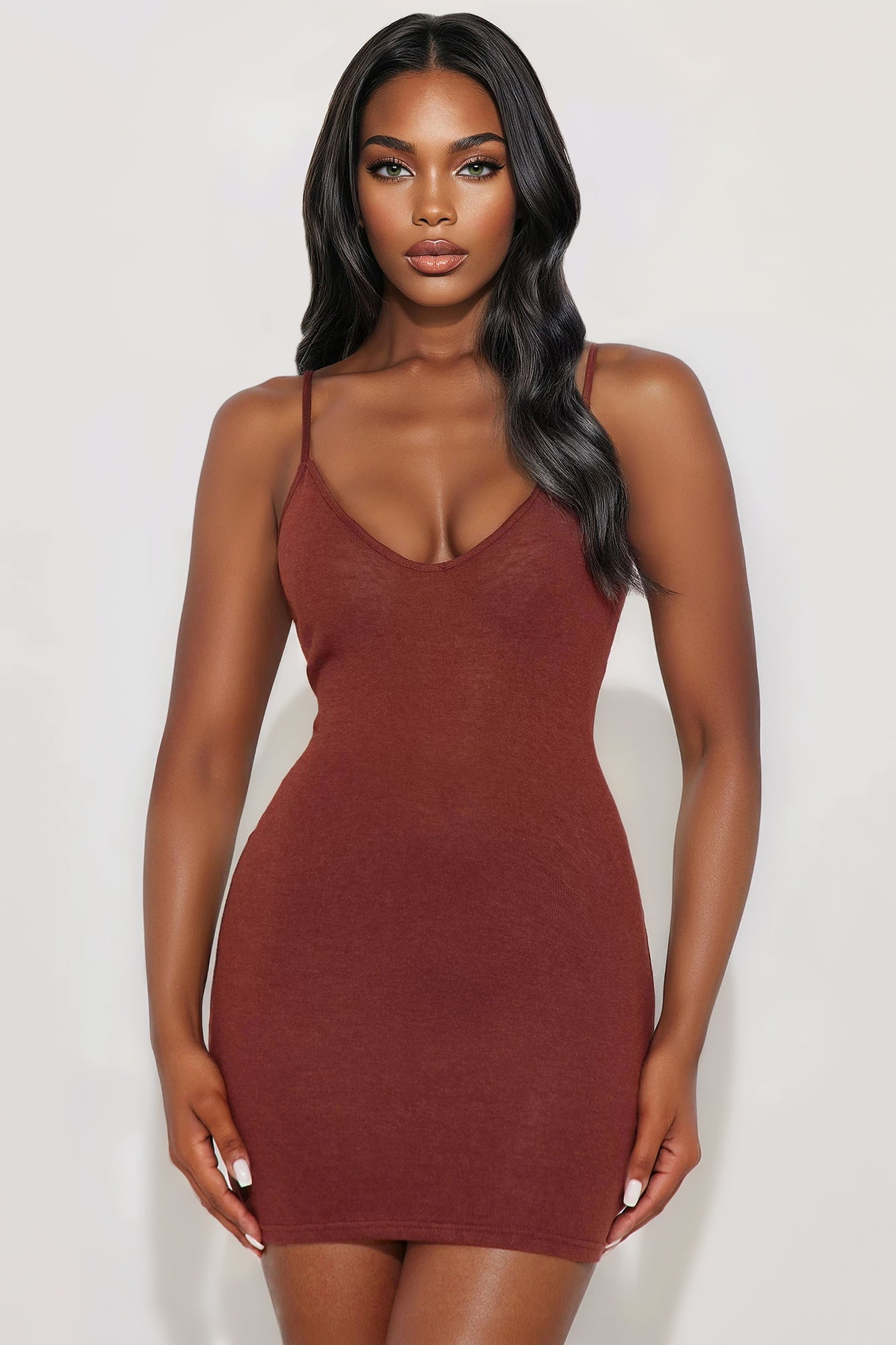 Unbothered 2 Piece Maxi Dress Set - Chocolate