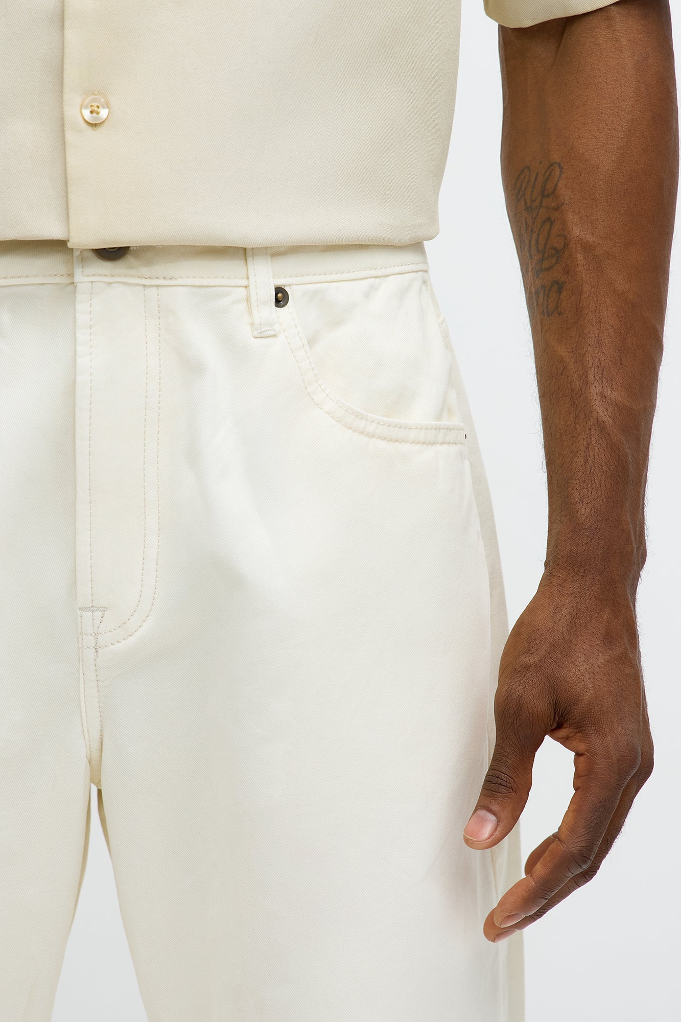 Barrel Number One Pant - Off White
