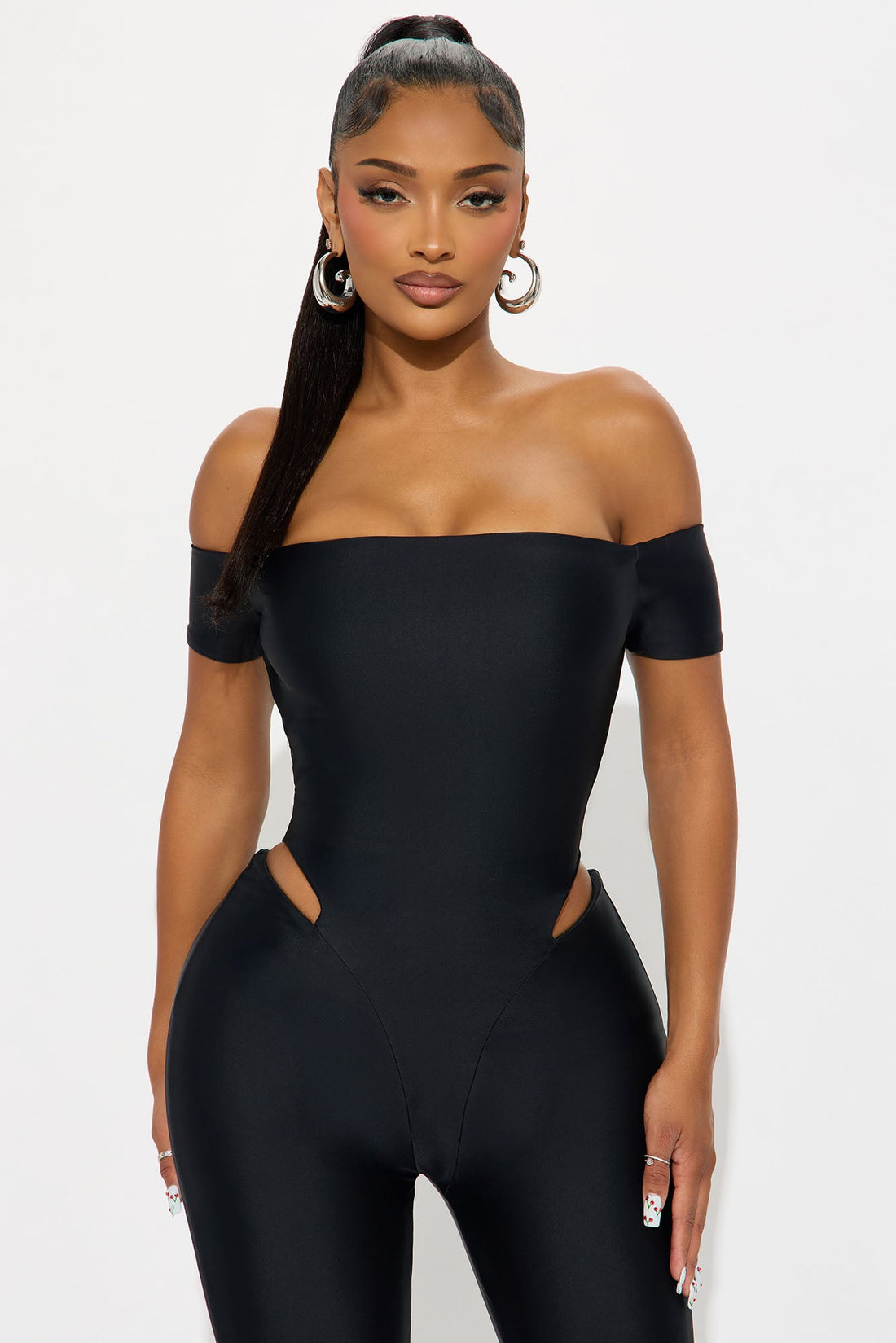 Isla Form Double Lined Jumpsuit - Black