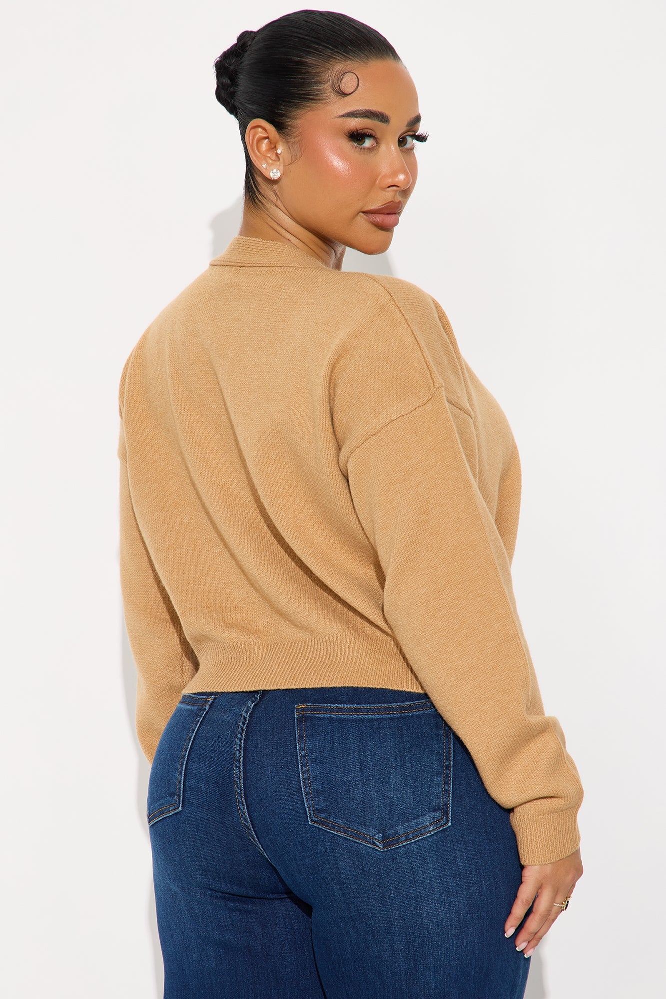 Soft Whispers Cardigan - Camel