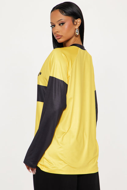 Jeep Wrangler Long Sleeve Jersey - Black/Yellow