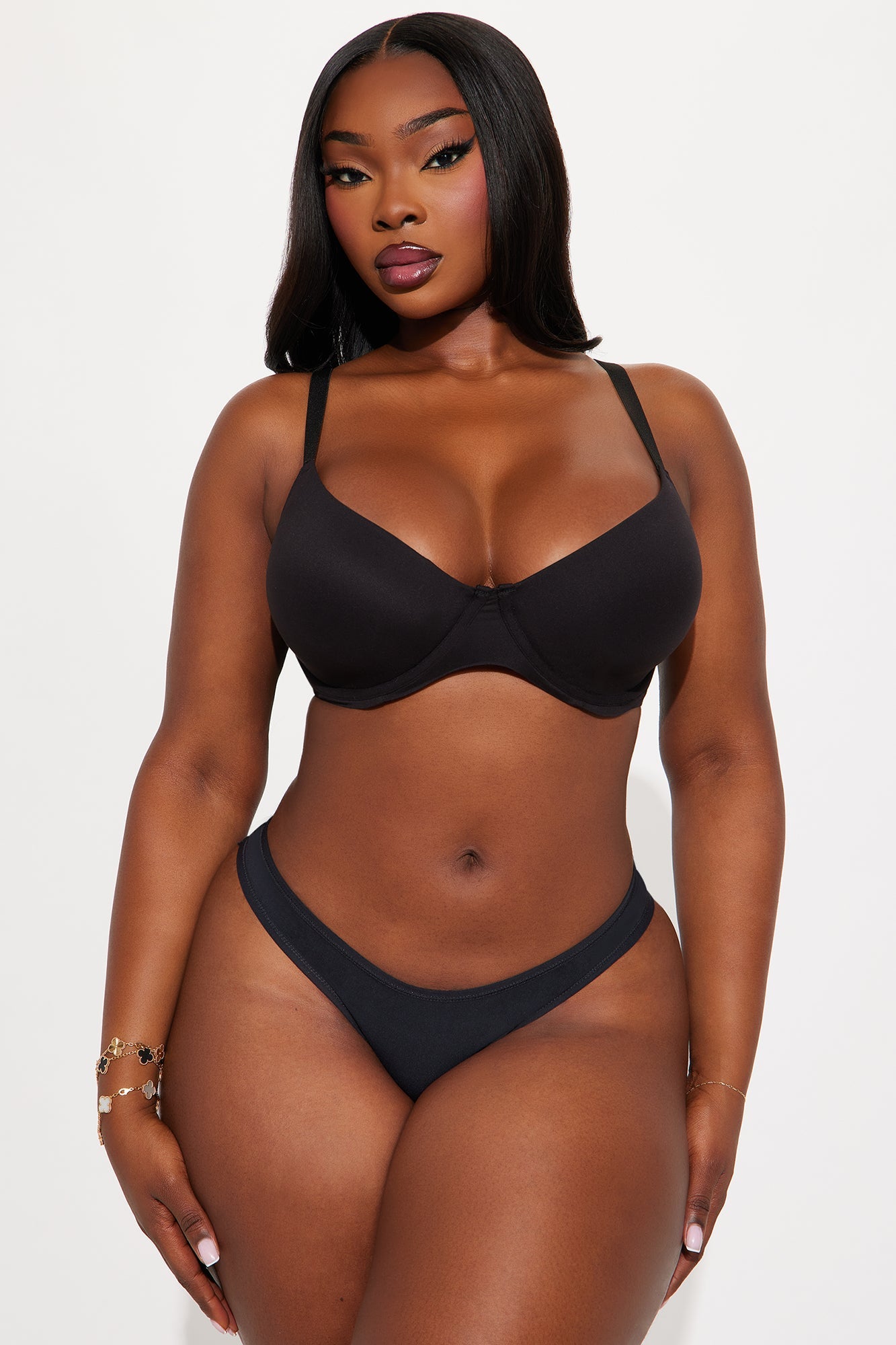 Feel Good Lightly Lined Full Coverage Bra - Black