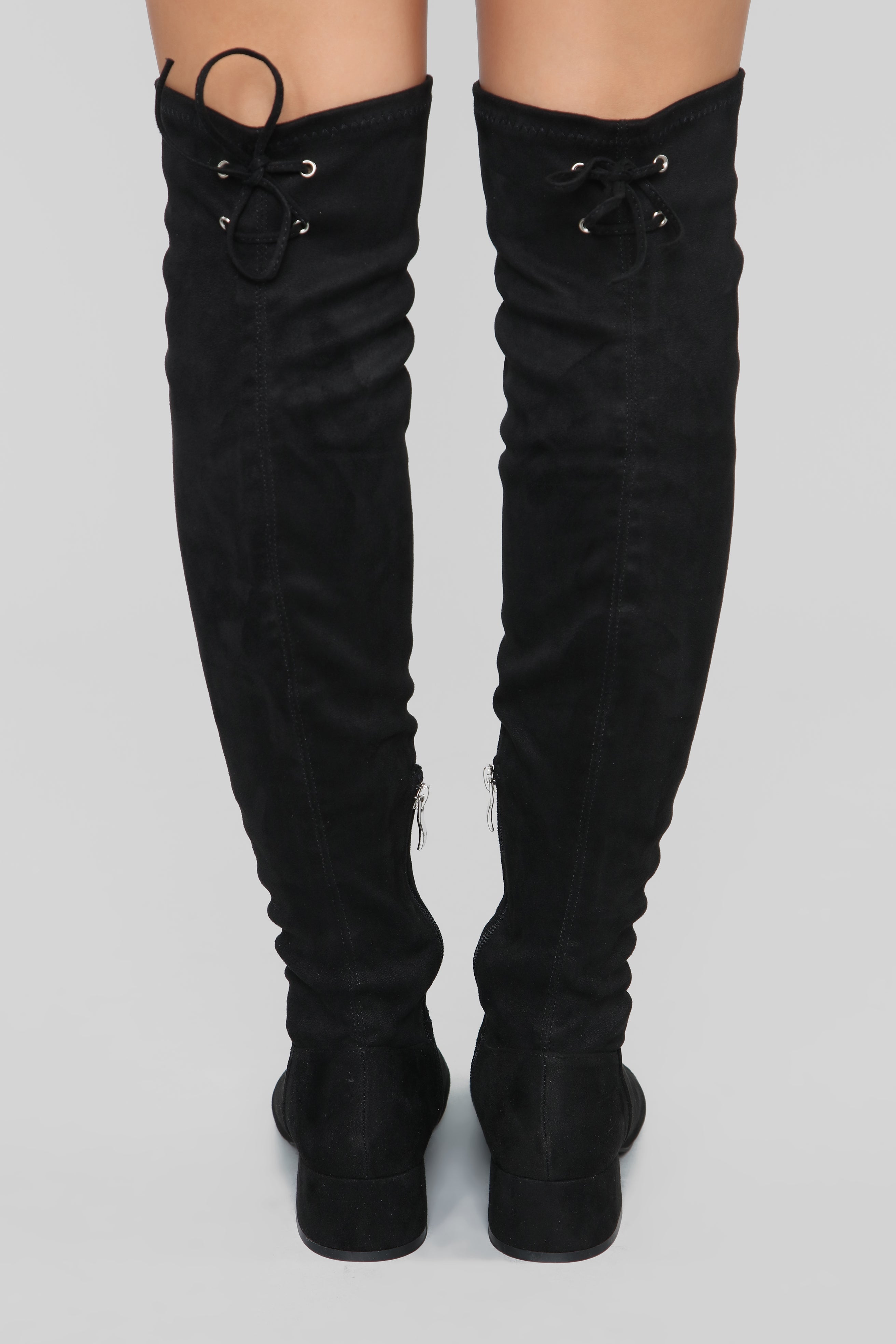 Actions Please Flat Boot - Black