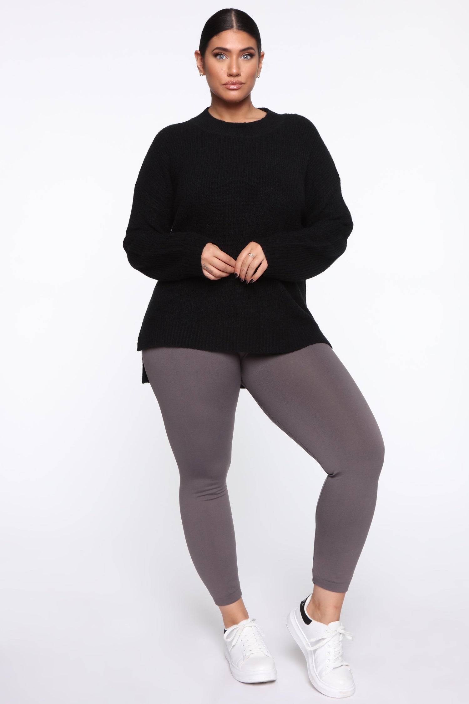 Smooth It Out High Rise Legging - Charcoal