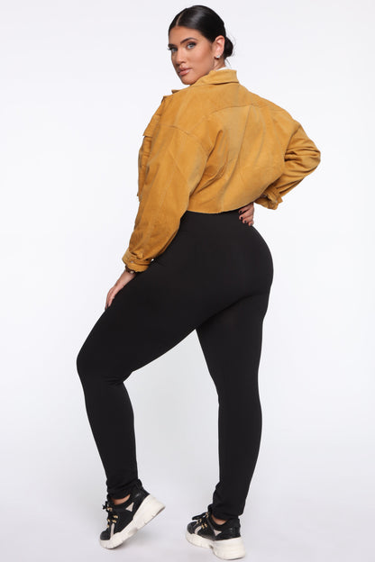 Smooth It Out High Rise Legging - Black