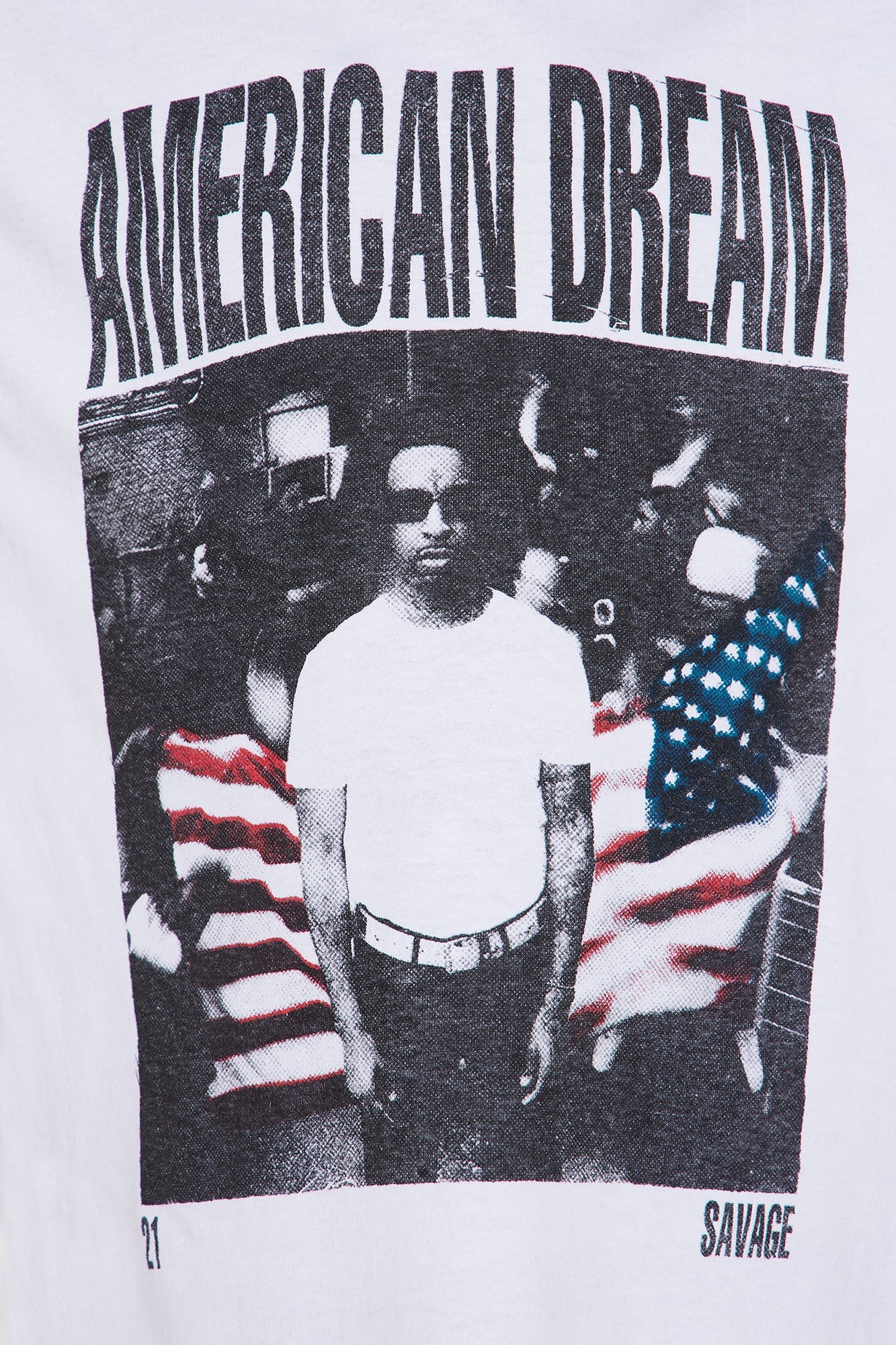 Mini 21 SAVAGE American Dream Tee - White