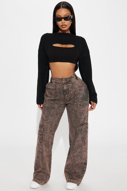 Catching Flights Sweater - Black