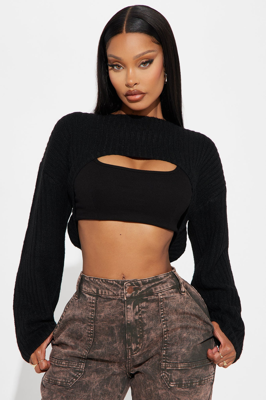 Catching Flights Sweater - Black