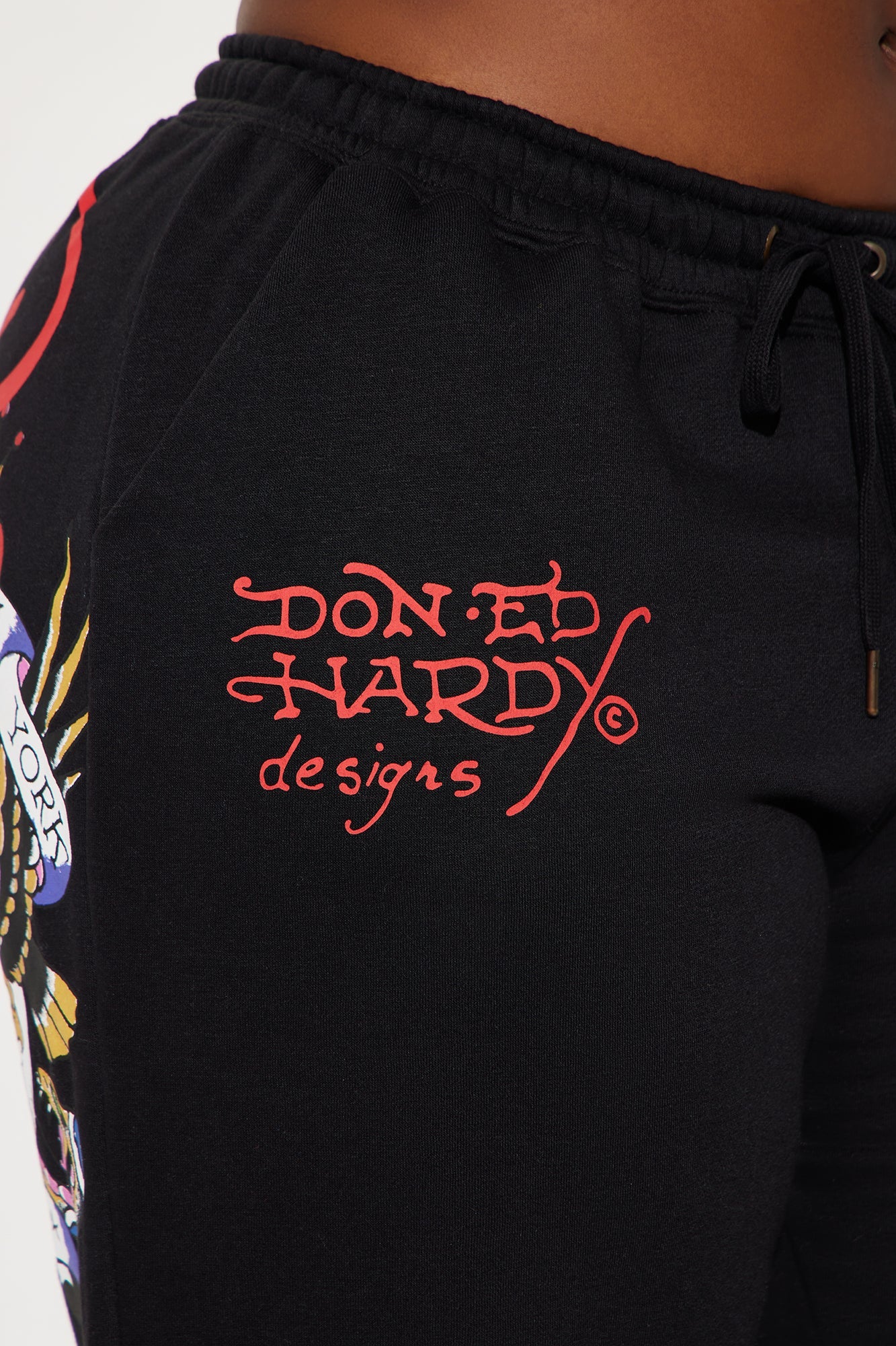 Ed Hardy NYC Wide Leg Pant - Black