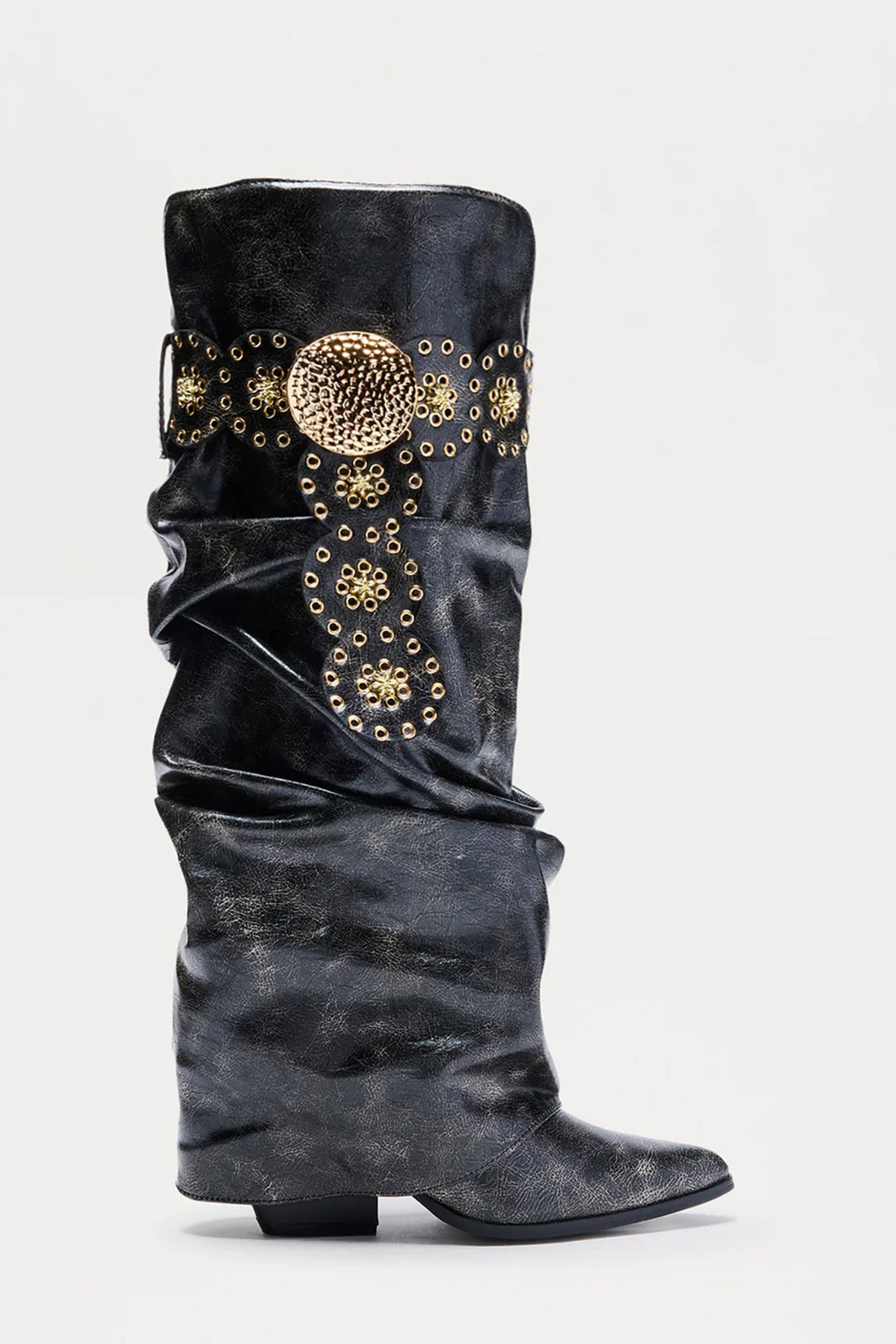 Thornback Hardware Overlay Boots - Black