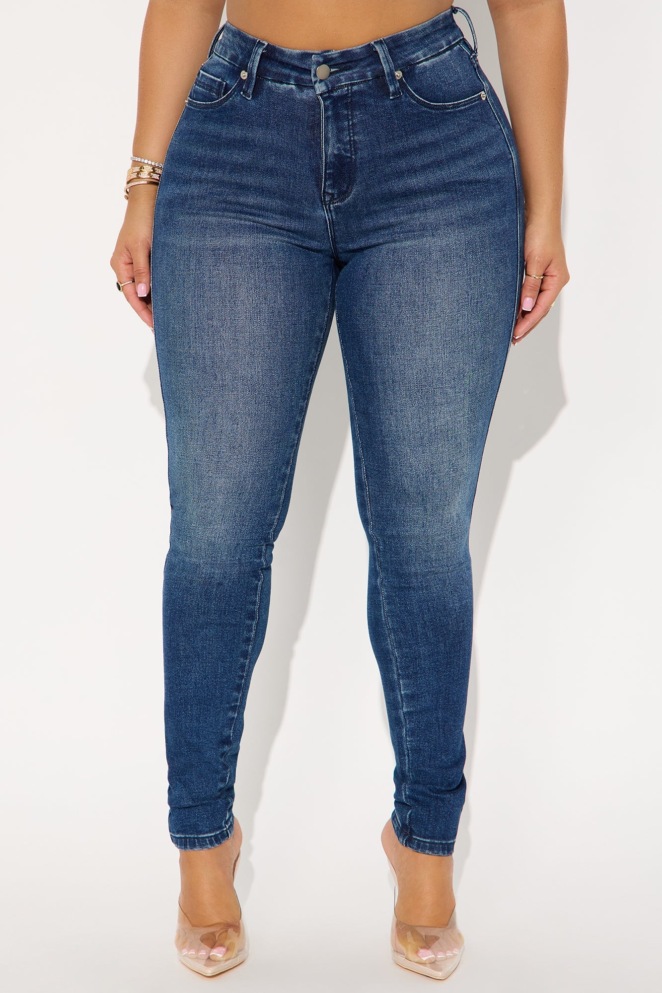 Hold You In Compression Skinny Jean - Dark Denim