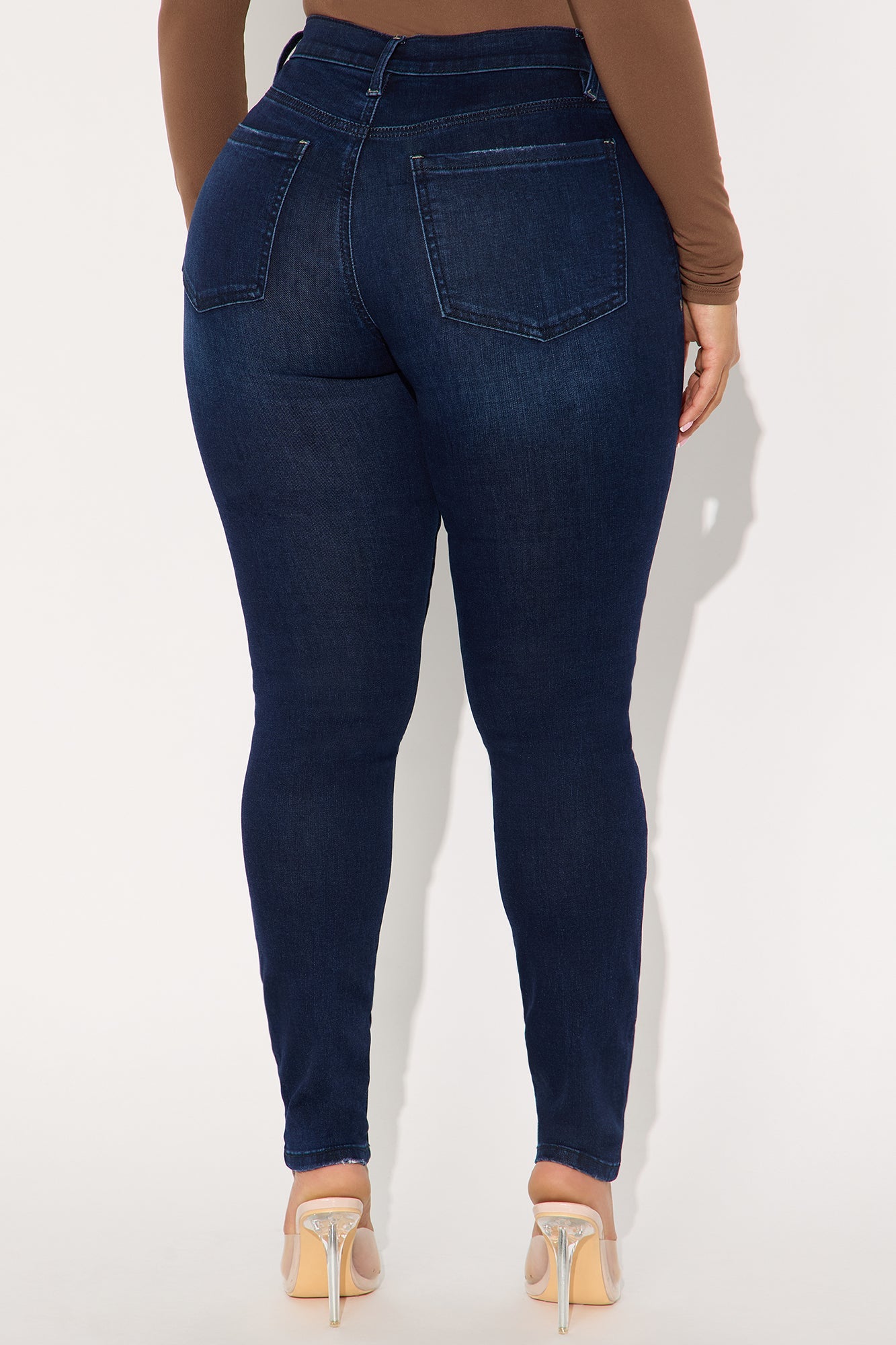 Hourglass High Rise Skinny Jeans - Dark Wash