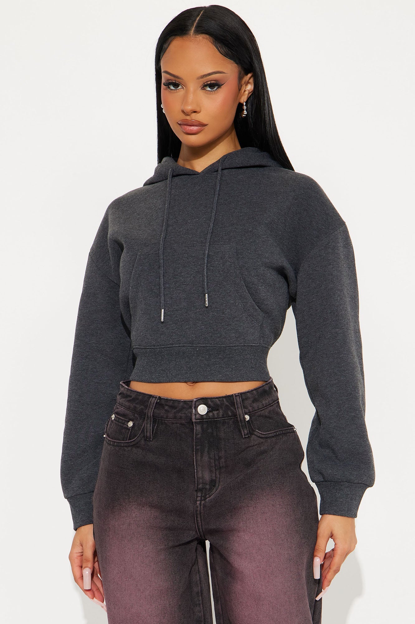 Candice Lounge Hoodie - Charcoal