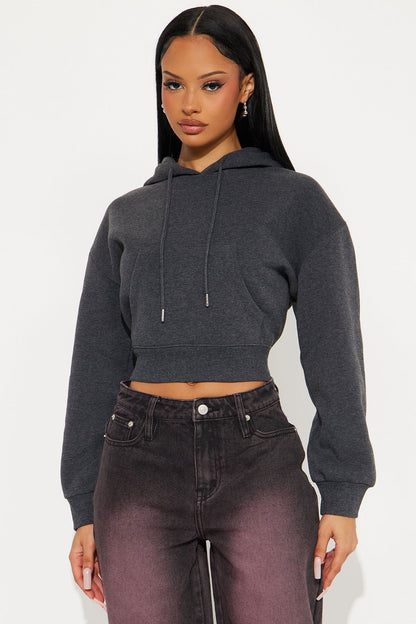 Candice Lounge Hoodie - Charcoal