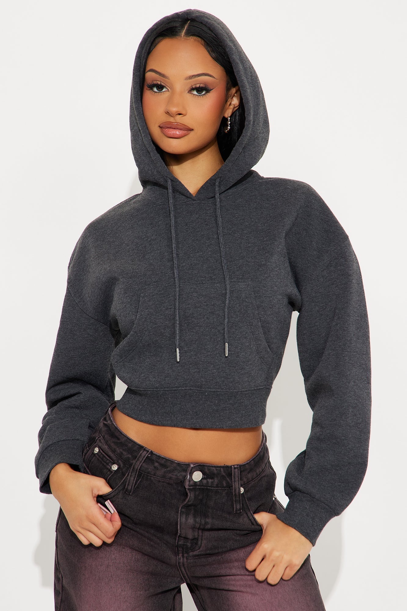 Candice Lounge Hoodie - Charcoal
