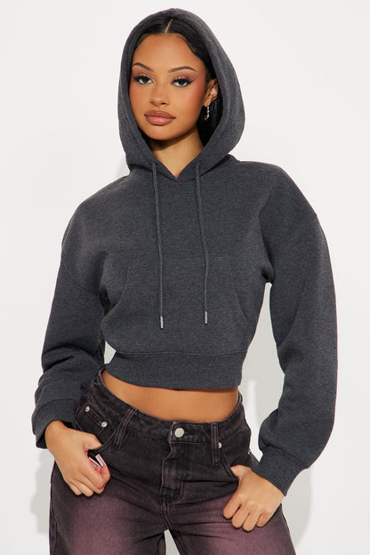 Candice Lounge Hoodie - Charcoal