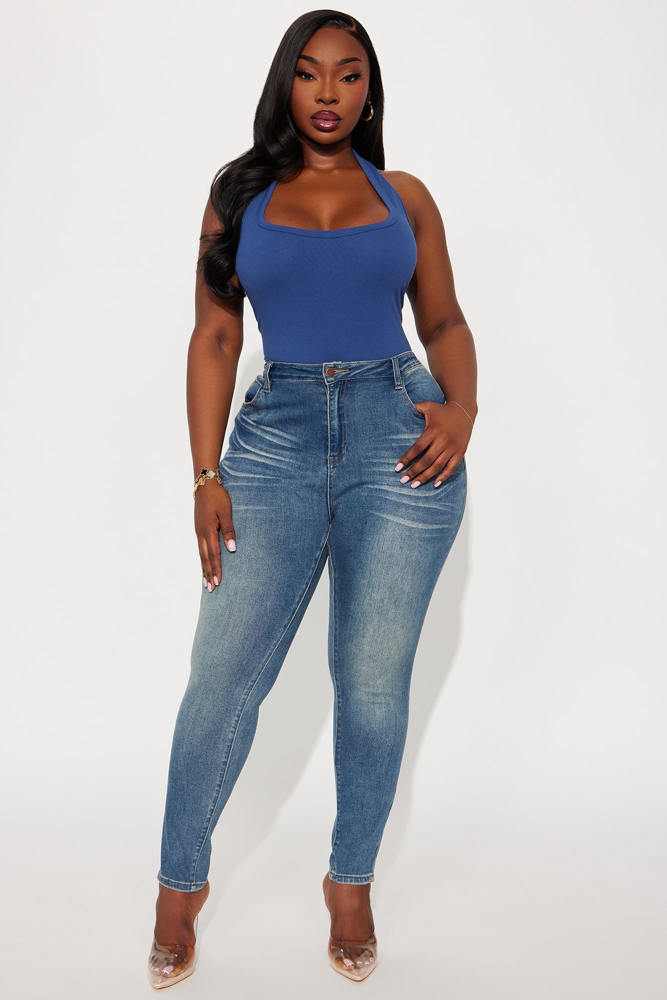 Favorite Feeling Skinny Jeans - Vintage Wash
