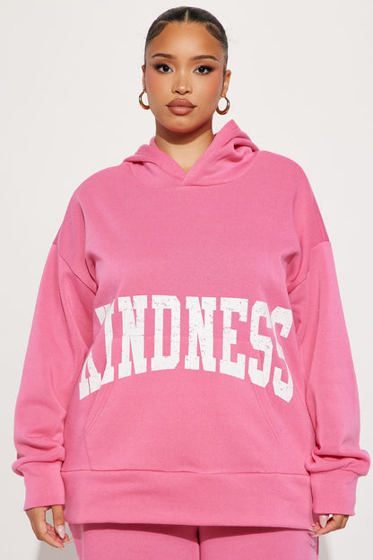 Setting Intentions Fleece Sweatsuit Set - Pink