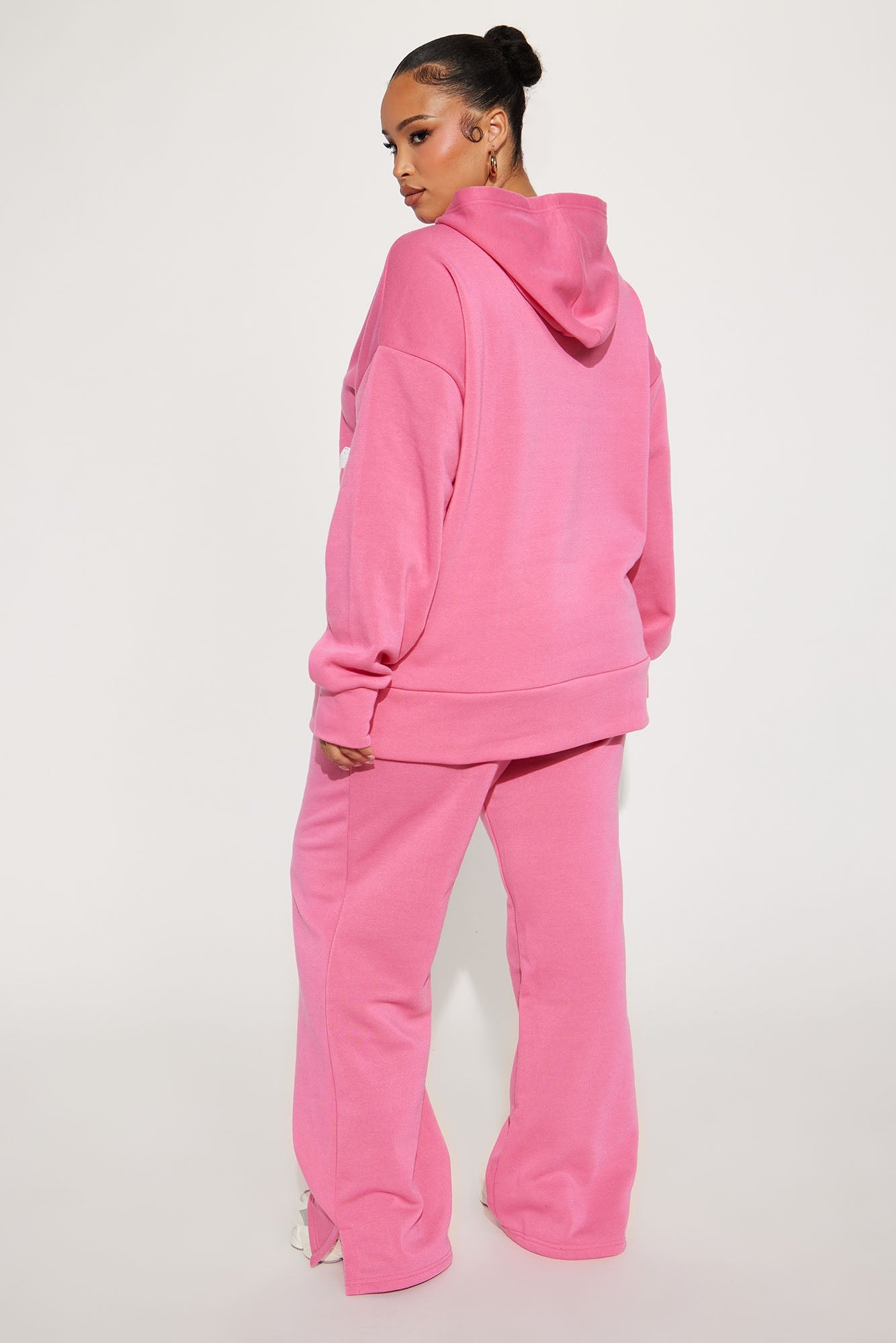 Setting Intentions Fleece Sweatsuit Set - Pink