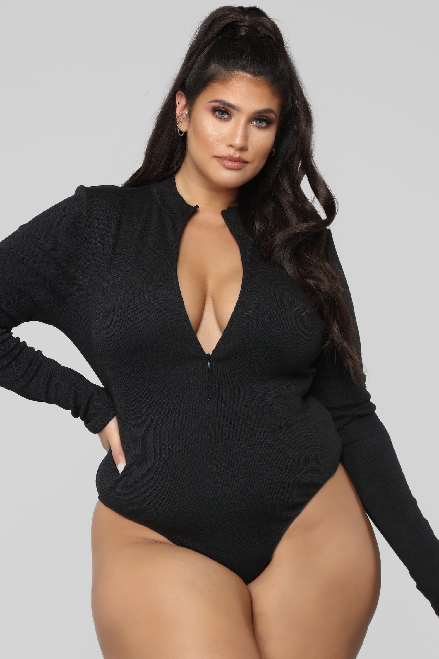Grind Time Beyond Long Sleeve Bodysuit - Black