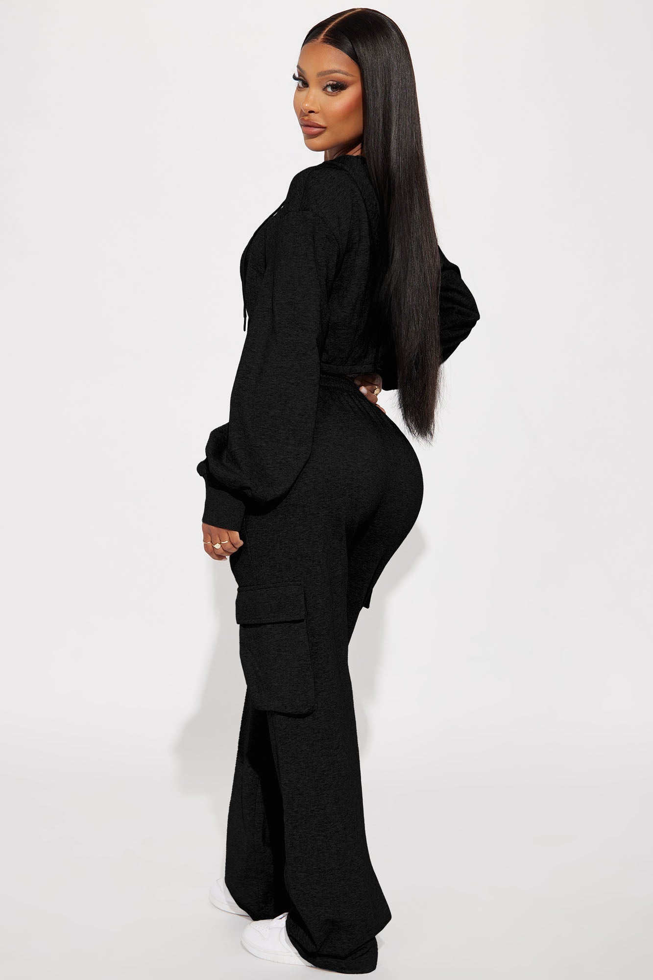 Never Blend In 3 Piece Pant Set - Black