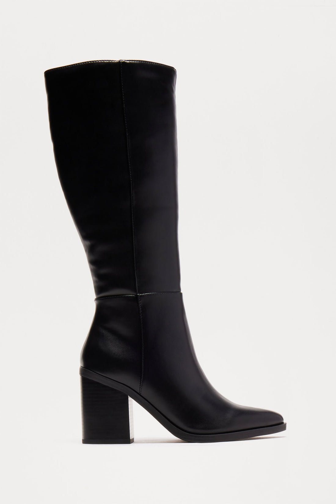 Preston Knee High Boots - Black