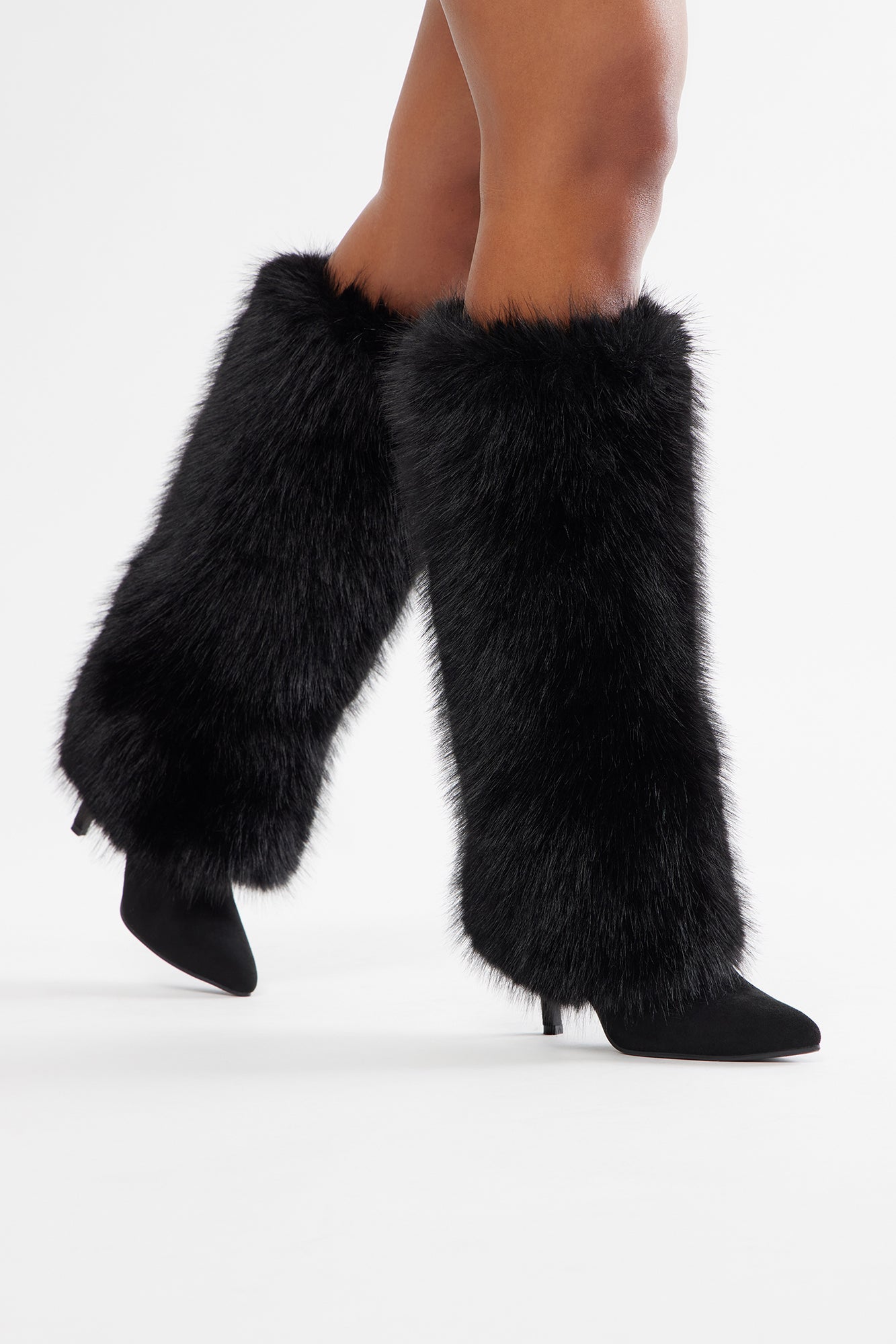 Go All Out Knee High Boots - Black