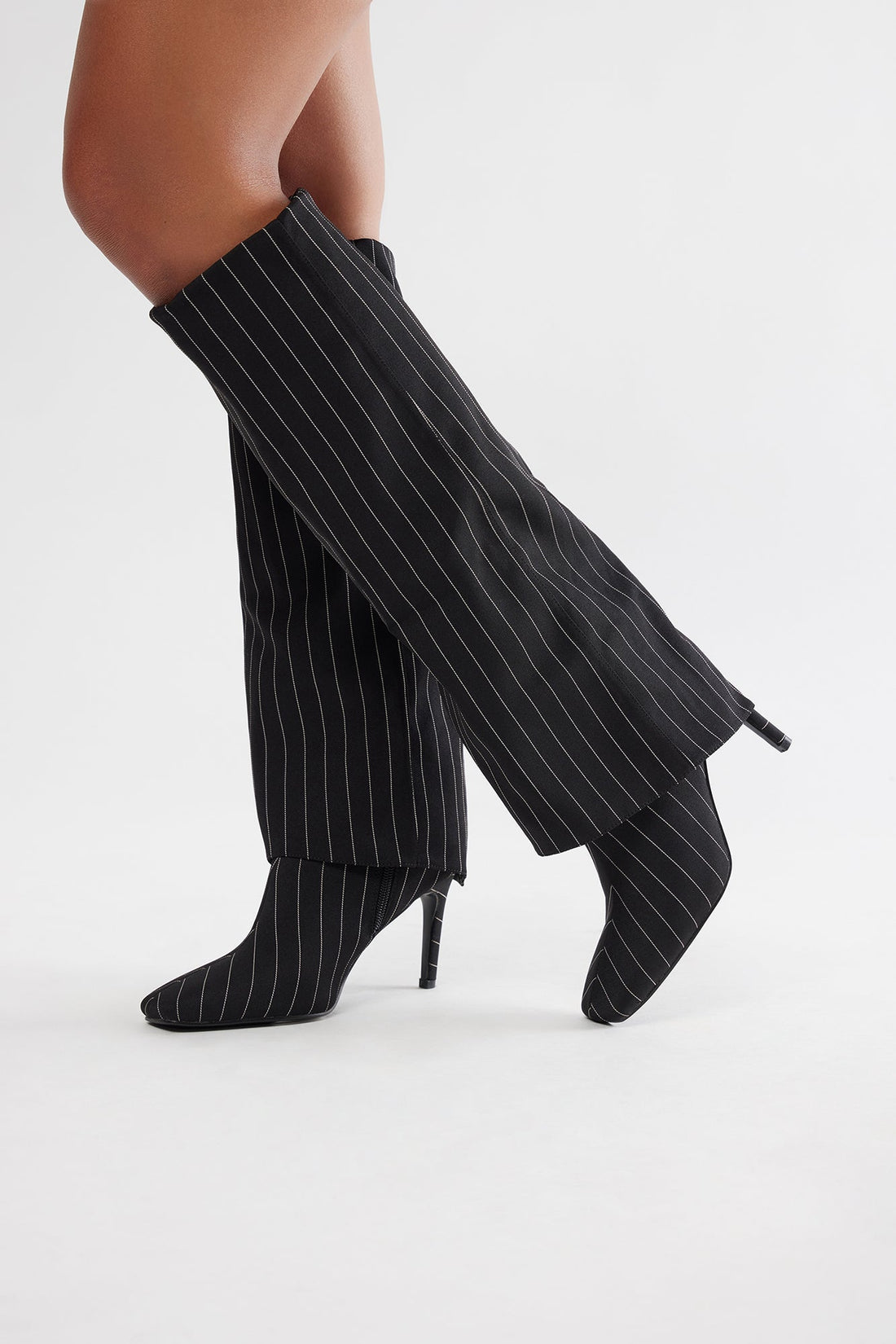 Tori Overlay Boots - Black