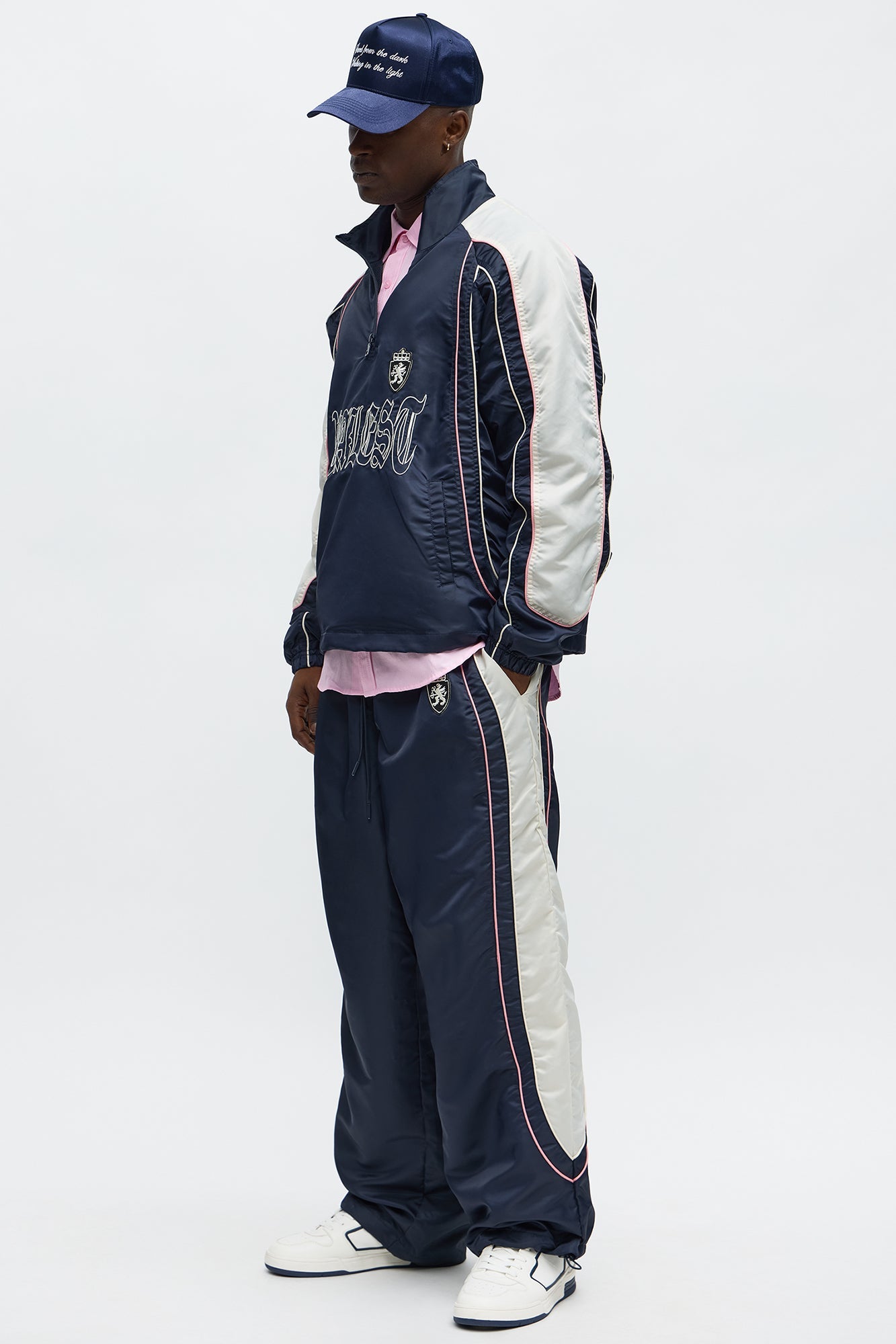 Straight Realest Flow Nylon Pant - Navy/combo