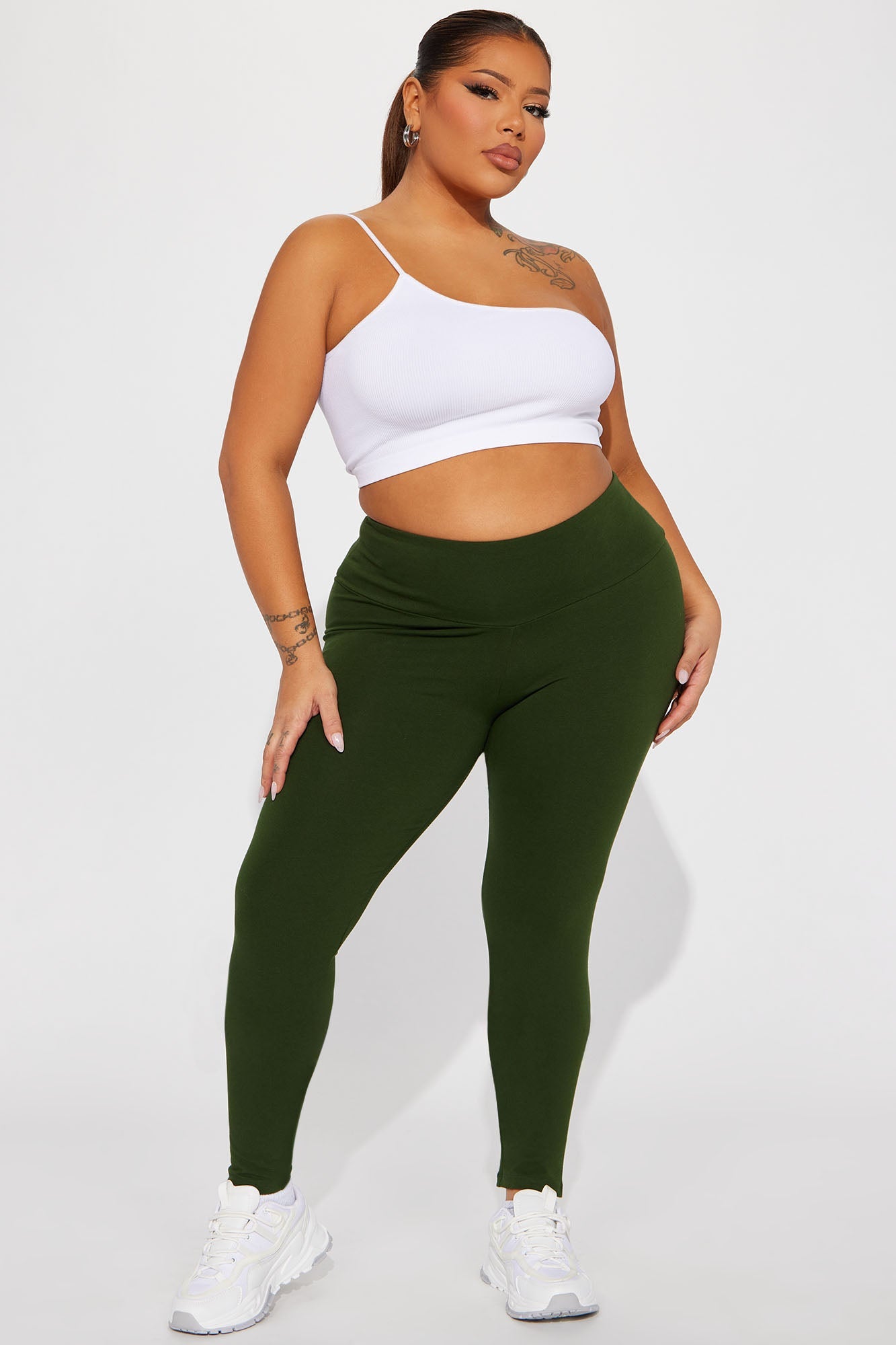 Running Around High Rise Legging - Hunter