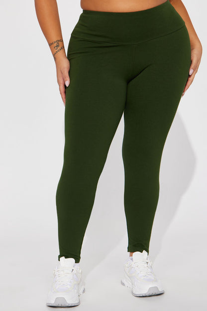 Running Around High Rise Legging - Hunter
