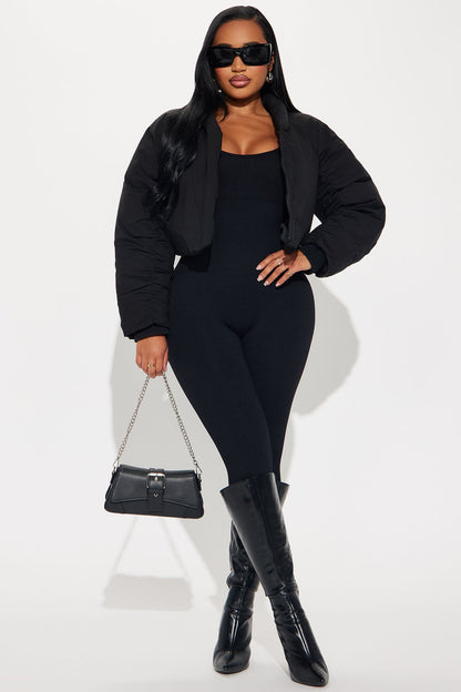 Kamila Puffer Jacket - Black