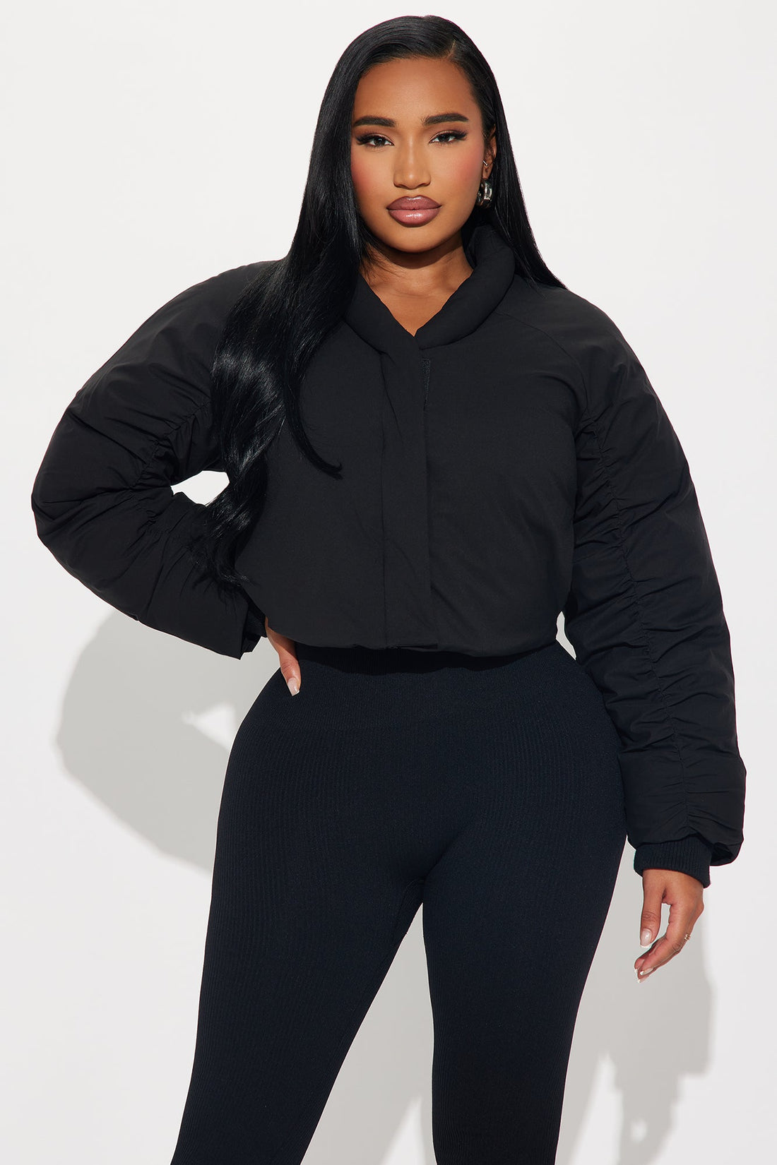 Kamila Puffer Jacket - Black