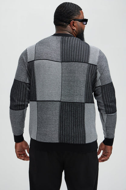 Better And Better Crewneck Sweater - Black/combo