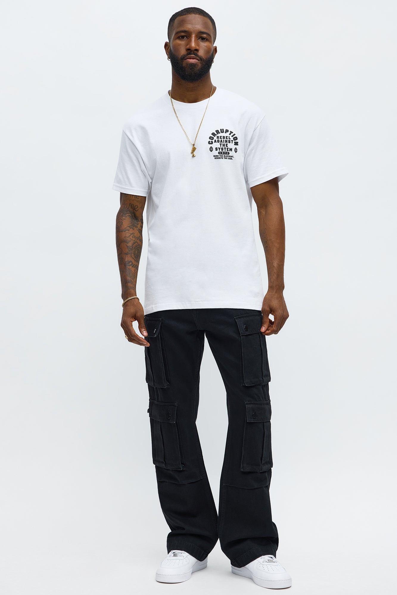 Tobias Carpenter Flare Jeans - Black