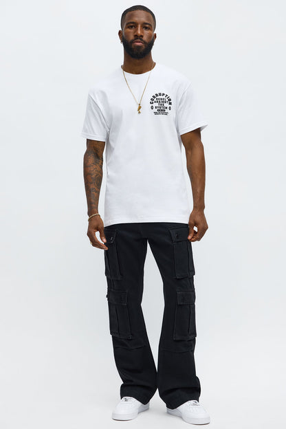 Tobias Carpenter Flare Jeans - Black