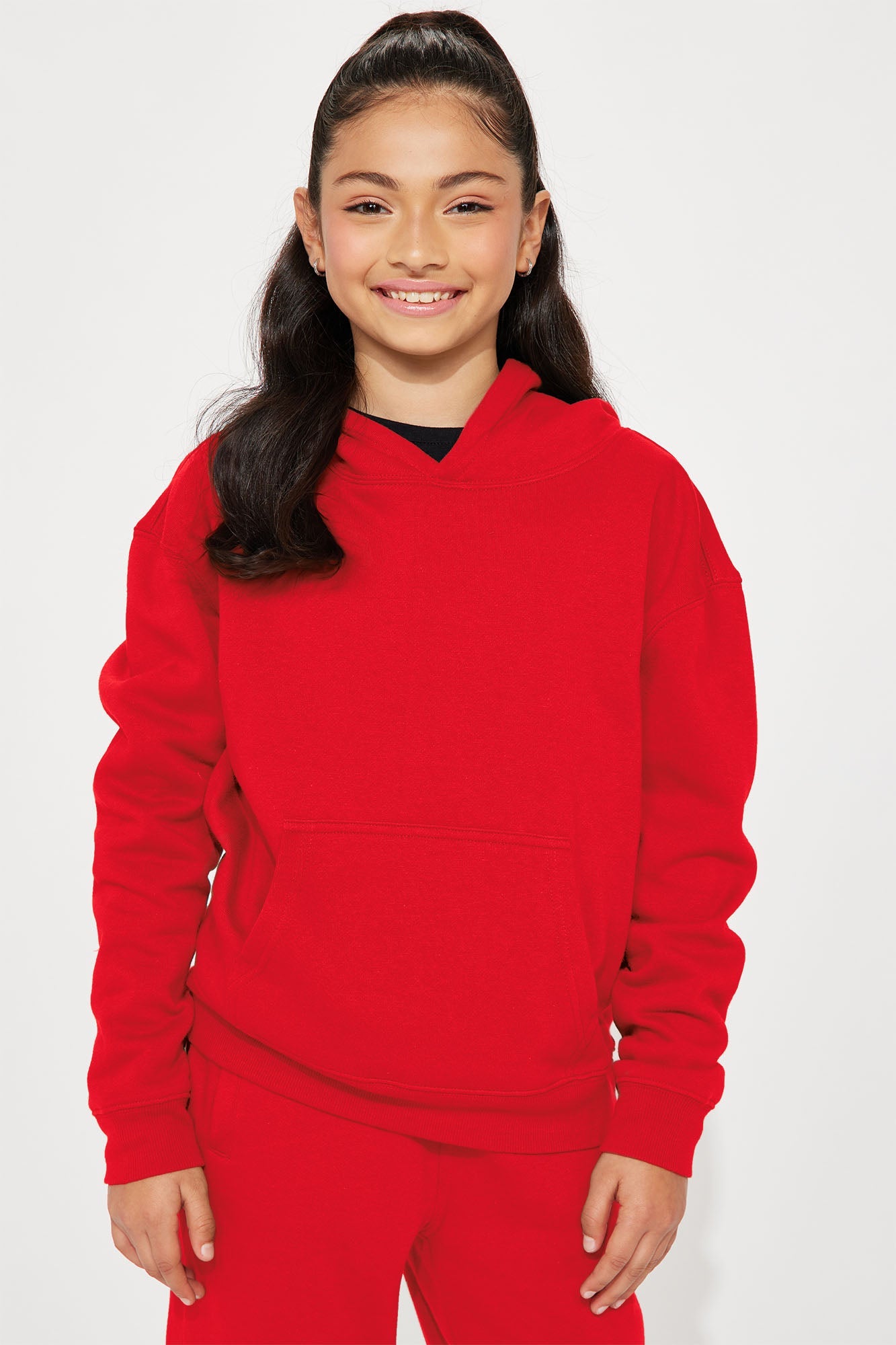 Mini Stole Your Toys Oversized Hoodie - Red