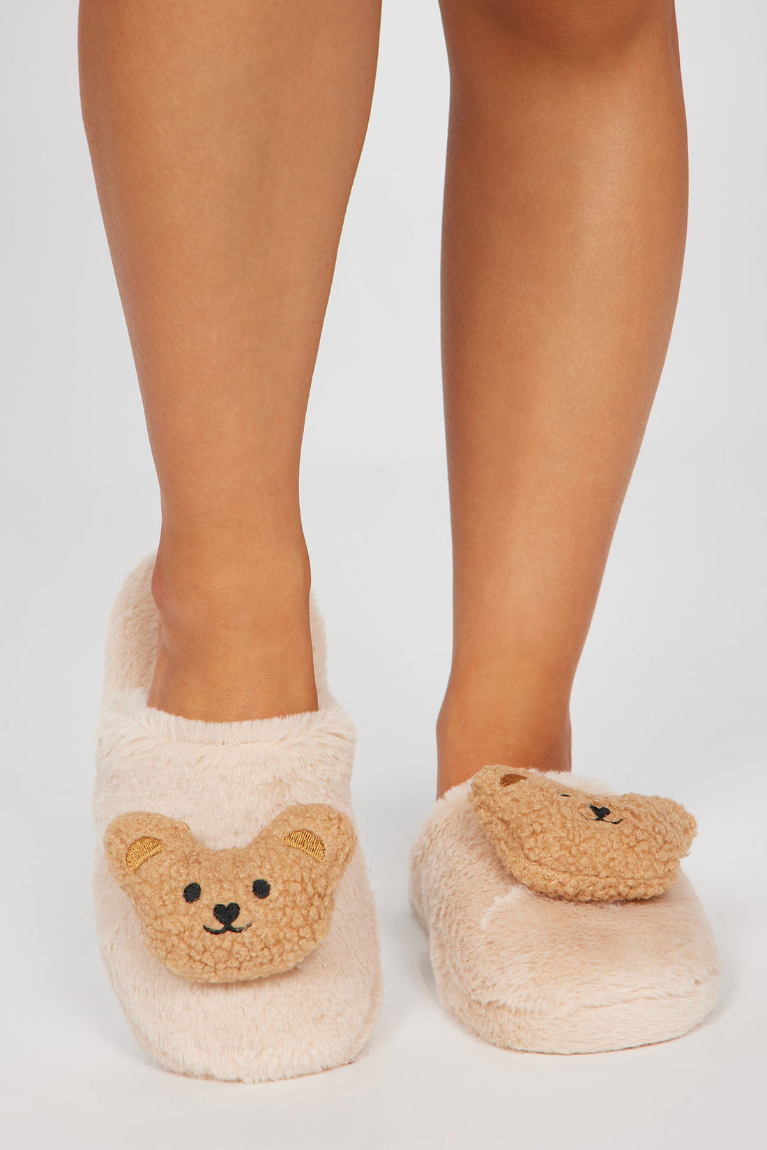 Sweet Sleepover Slippers - Beige