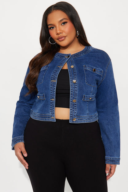 Nolita Denim Jacket - Medium Wash