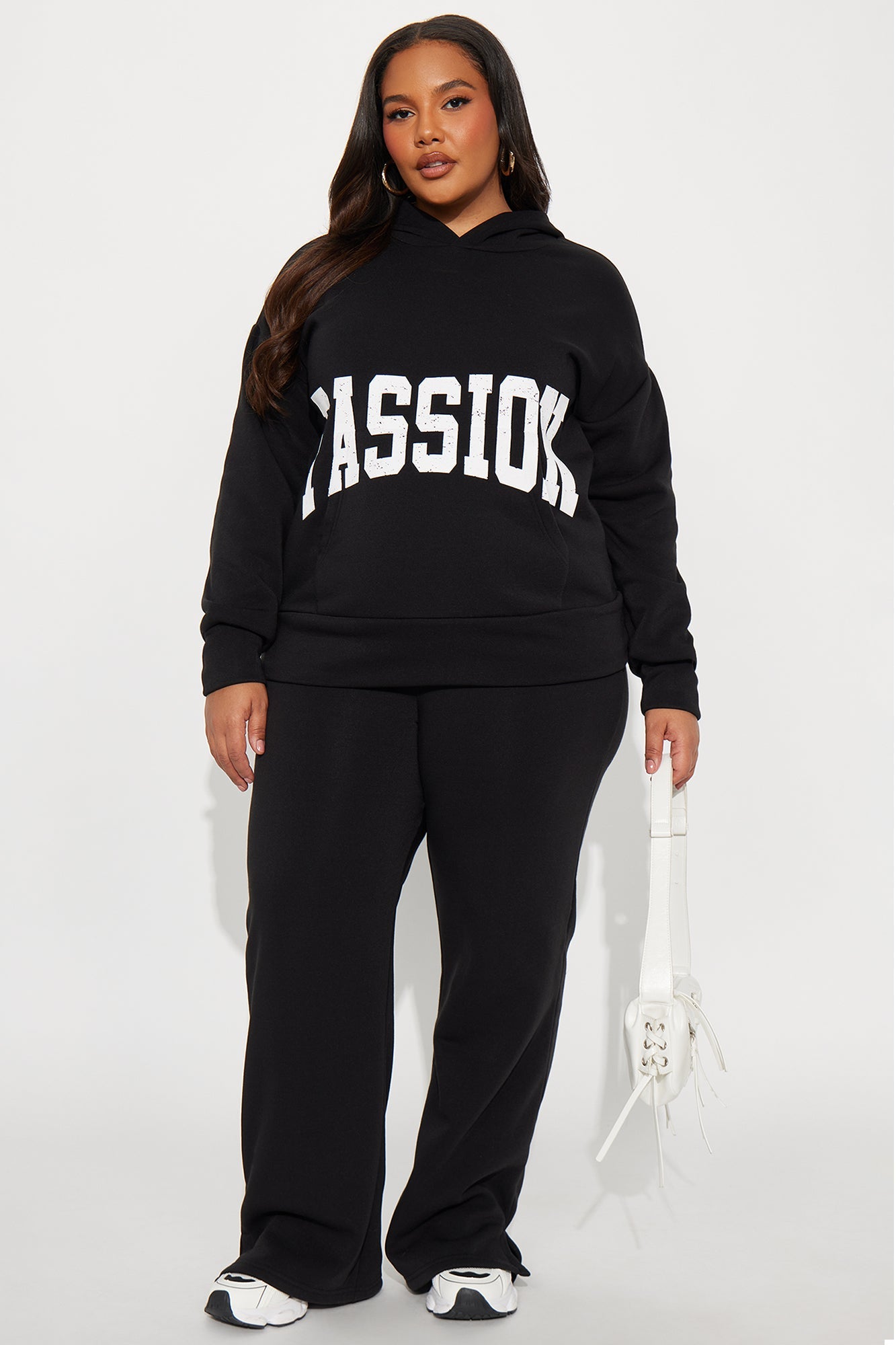 Setting Intentions Fleece Sweatsuit Set - Black