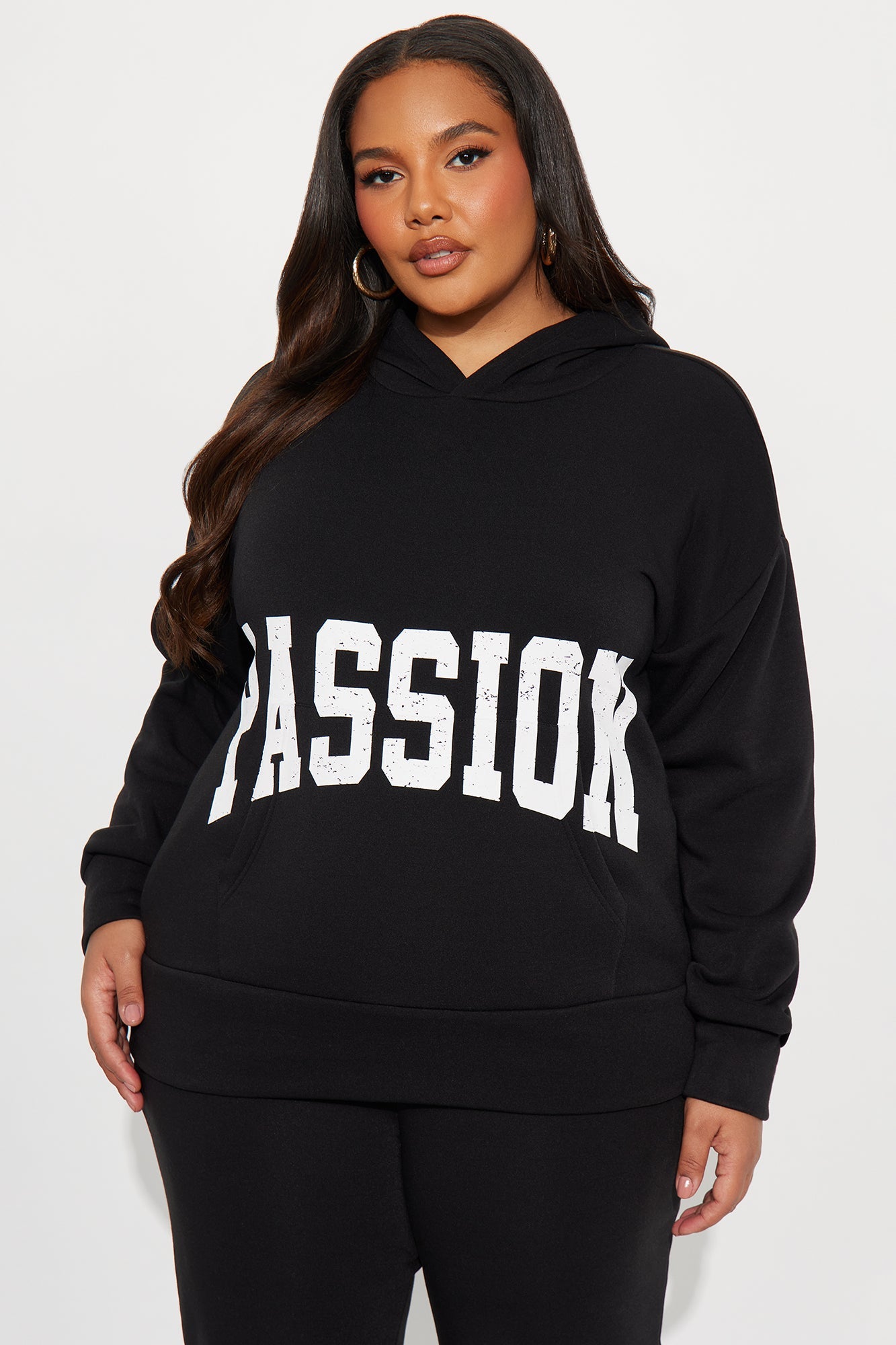 Setting Intentions Fleece Sweatsuit Set - Black