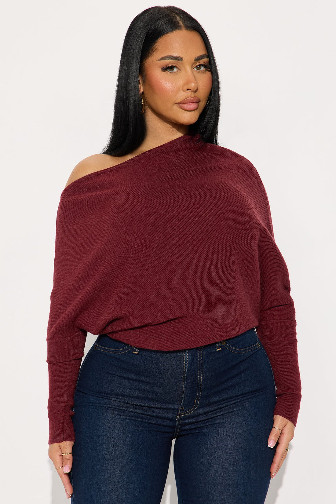Karly Sweater - Wine