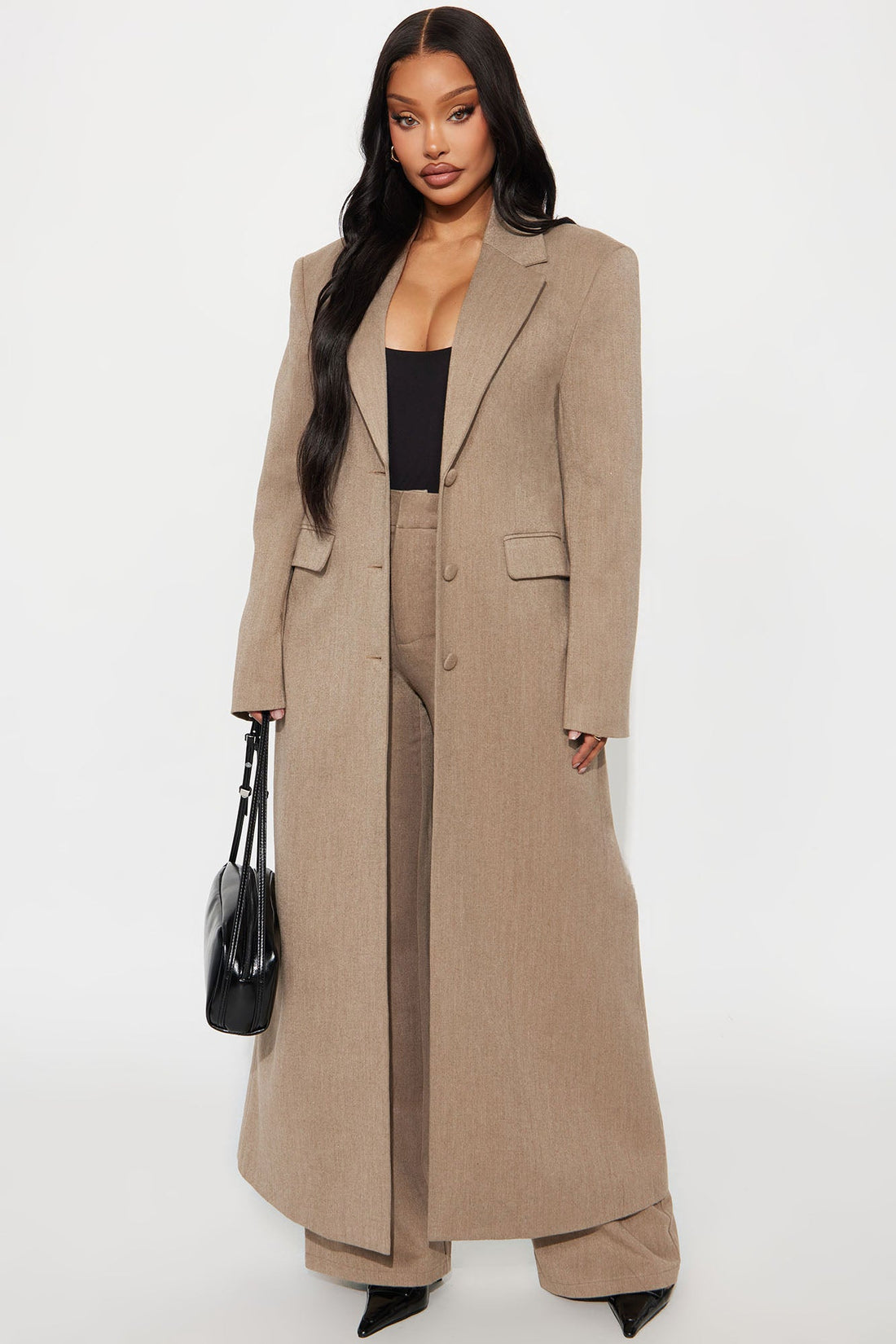 Level Of Sophistication Trench Coat - Mocha