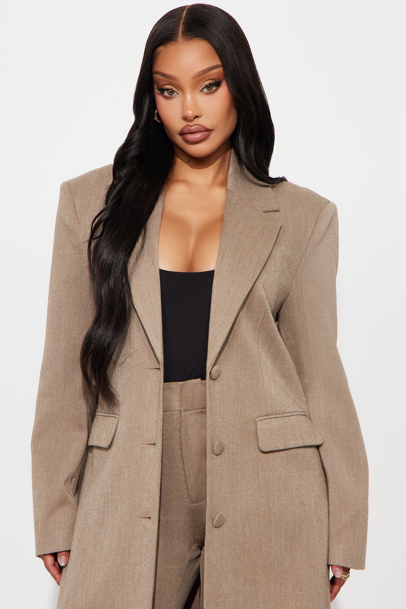 Level Of Sophistication Trench Coat - Mocha